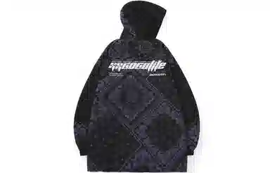XXGOGO Paisley Patchwork Hooded Jacket