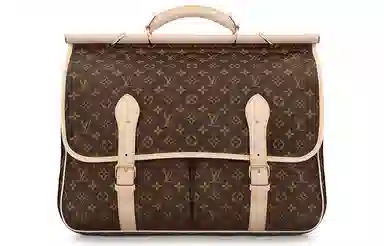Louis Vuitton Monogram Carved Hunting Bag Brown