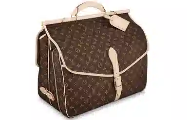 Louis Vuitton Monogram Carved Hunting Bag Brown