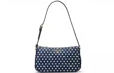 Michael Kors Jet Set Navy White Polka Dot