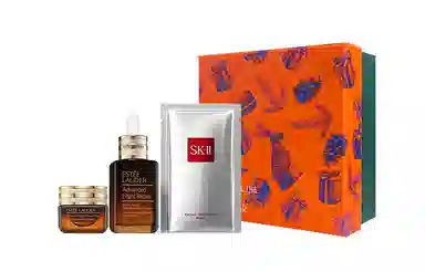 雅诗兰黛 小棕瓶抗蓝光眼霜精华套装 滋润