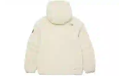The North Face Logo Fleece Hoodie Beige