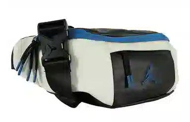 Jordan Crossbody Waist Bag Black White Blue