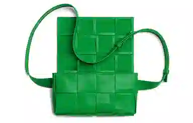 Bottega Veneta Cassette Belt Parakeet Green