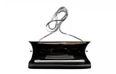 INJOYLIFE Mini Chain Shoulder Bag Black