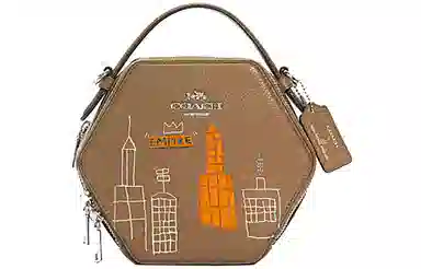 COACH x Basquiat Hexagonal PVC