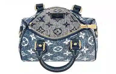 Louis Vuitton Speedy Nano Denim Blue