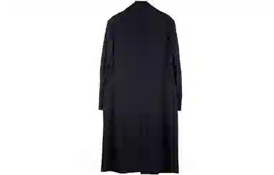 Yohji Yamamoto Black Double-Layer Coat