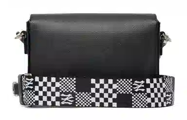 MLB NY Yankees Logo Shoulder Bag Black