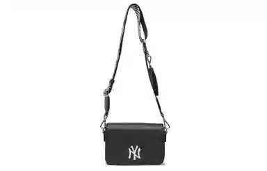 MLB NY Yankees Logo Shoulder Bag Black