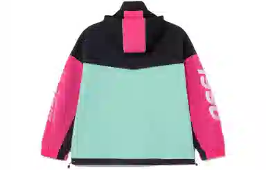 中国李宁 拼色单排扣连帽运动夹克 男款 多色