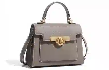 Miss Kung Kelly Bag Medium Elephant Grey