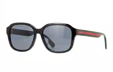 Gucci Aviator Sunglasses Black 57mm