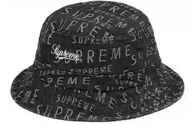 Supreme Week 17 Warp Jacquard Logos Denim Crusher