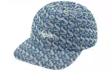 Supreme Monogram Denim 6-Panel