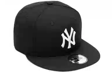 New Era NY Embroidery Black Cap