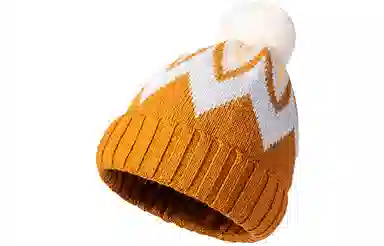 AAJF Sunny Series Pom Pom Knit Hat Plaid Tribe