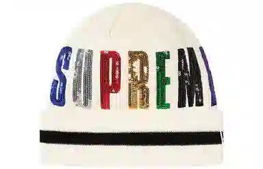 Supreme Supreme FW20 FW20 Week 10 New Era Sequin Beanie Logo