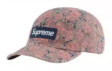 Supreme Week 1 Washed Chino Twill Camp Cap logo