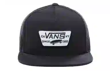 Vans Classic Logo Flat Brim Cap Black