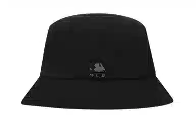 MLB Embroidered Logo Cotton Bucket Hat Black