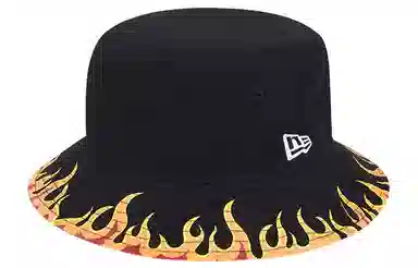 New Era Flame Series Bucket Hat Black