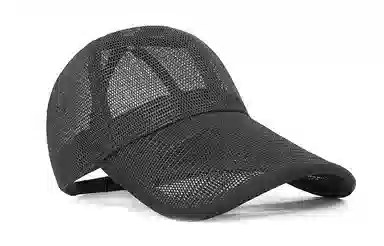 白卷 网眼镂空透气弯檐遮阳 涤纶 棒球帽 男女同款情侣款