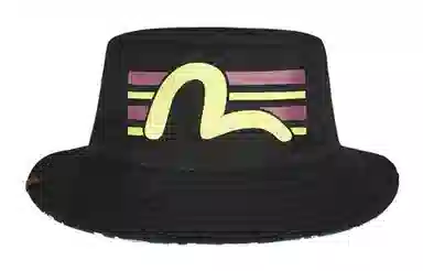 EVISU Printed Reversible Bucket Hat