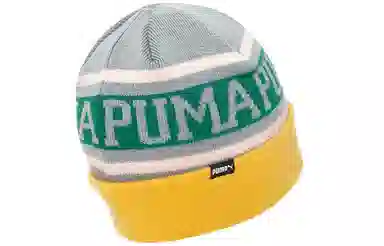 Puma Beanie Yellow Green