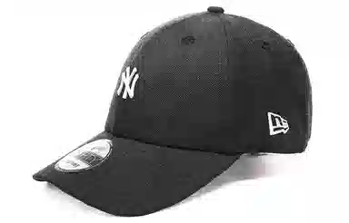 New Era Classic Curved Brim Cap Black
