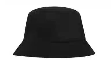 MLB Embroidered Logo Cotton Bucket Hat Black