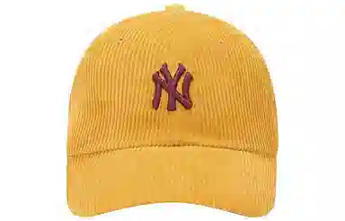 MLB Corduroy Baseball Cap Yellow