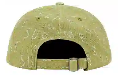 Supreme Week 17 Warp Jacquard Logos Denim 6-Panel