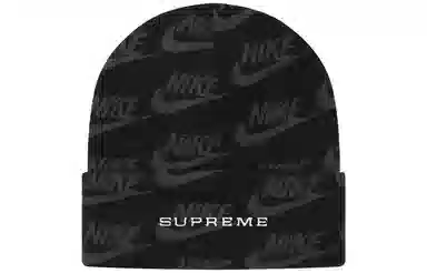 Supreme Week 3 Nike Jacquard Logos Beanie logo