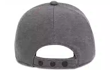 Burberry Logo Embroidered Cotton Baseball Cap Grey