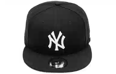 New Era NY Embroidery Black Cap