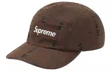 Supreme Jacquard Denim Camp Cap