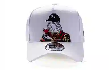 New Era Poker Queen Edition White