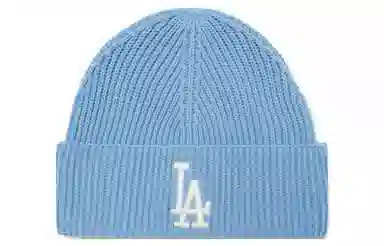 MLB LA Knit Embroidered Cotton Beanie