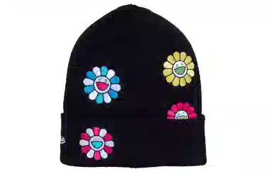 New Era Floral Embroidered Beanie