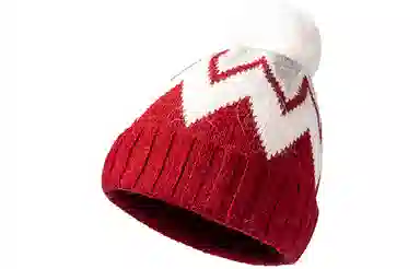 AAJF Sunny Series Pom Pom Knit Hat Plaid Tribe