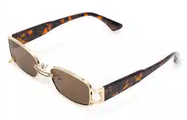 肯默 复古摩登墨镜  防紫外线太阳镜  金属小框眼镜  男女通用  多色可选