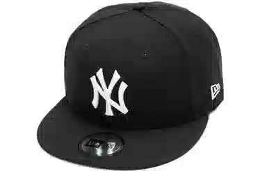 New Era NY Embroidery Black Cap