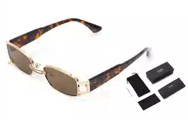 肯默 复古摩登墨镜  防紫外线太阳镜  金属小框眼镜  男女通用  多色可选