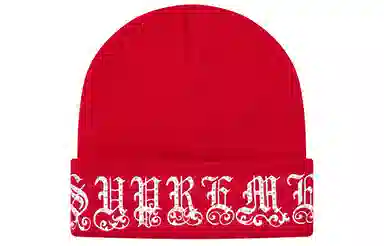 Supreme Week 8 Old English Rhinestone Beanie