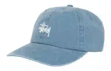 Stussy Washed Stock Low Pro Cap Blue