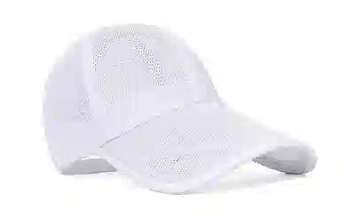 白卷 网眼镂空透气弯檐遮阳 涤纶 棒球帽 男女同款情侣款