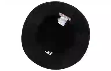 MLB Monogram La Embroidered Logo Cotton Bucket Hat Black