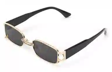 肯默 复古摩登墨镜  防紫外线太阳镜  金属小框眼镜  男女通用  多色可选