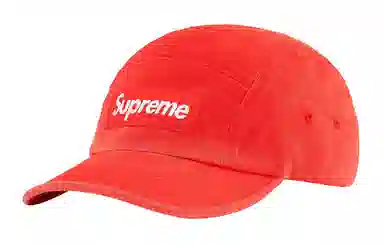 Supreme Week 1 Washed Chino Twill Camp Cap logo